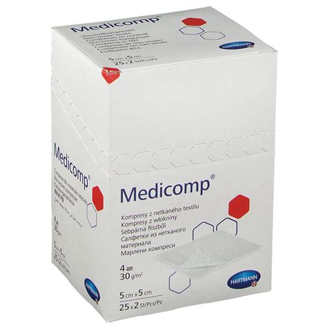 Medicomp Kompressen Steril 5 Cm X 5 Cm 25X2 St Shop Apotheke At