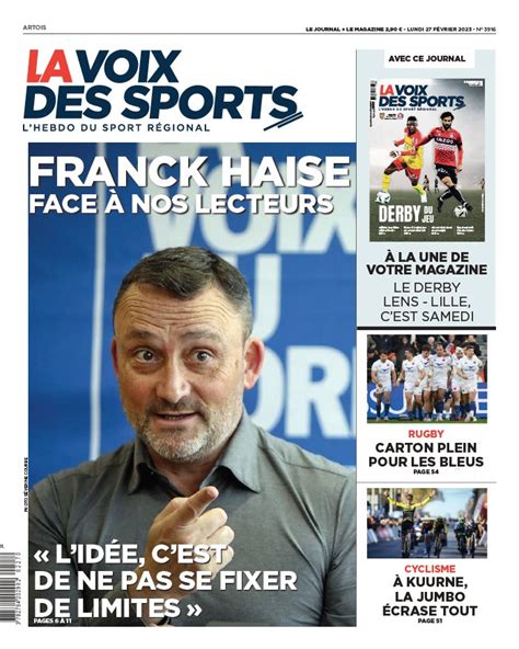 La Voix Des Sports N Du F Vrier T L Charger Sur Ipad