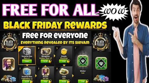 Black Friday Rewards Track Ball Pool Free Avatar Emote And Table