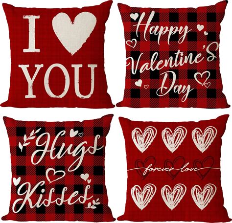 Amazon Happy Valentines Day Pillow Covers X Set Of Wedding