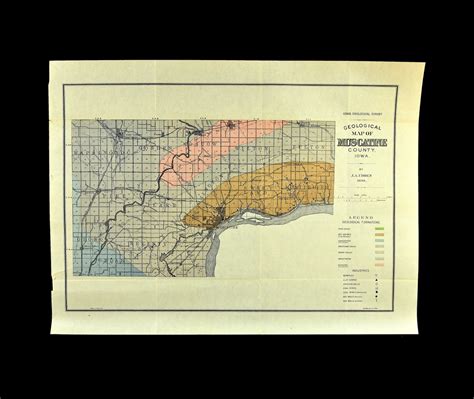 Muscatine County Map Antique Iowa Map Muscatine Original West - Etsy