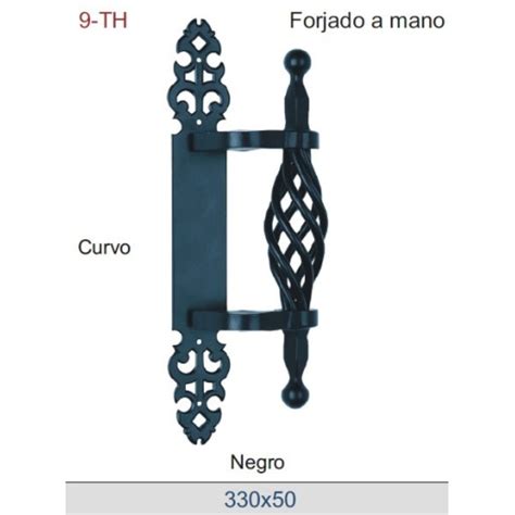 Tirador Forjado A Mano Dt Th Perfil Y Forja