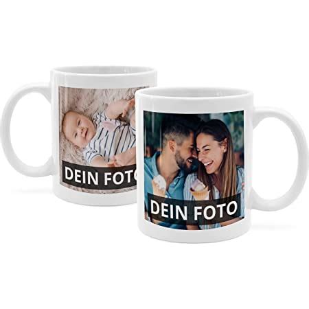 Photofancy Fototasse Beidseitig Bedruckt Personalisierte Tasse Mit