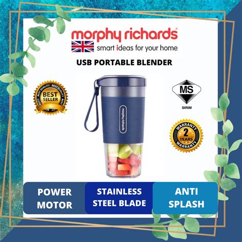 Morphy Richards Portable Blender Mini Fruit Juice Blender USB