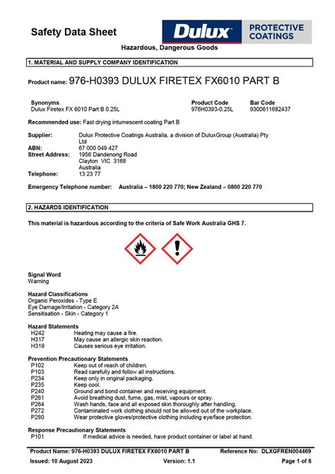 Firetex® Sx6010 From Swart And Sons