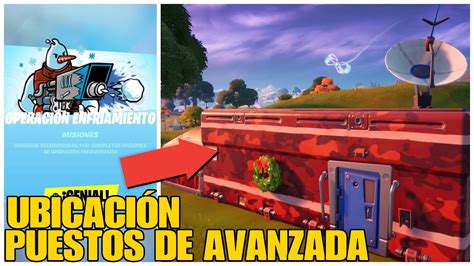 Visita Diferentes Puestos De Avanzada De Criomando En Fortnite Battle