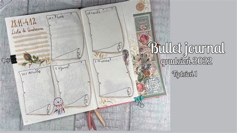 Bullet Journal Zaplanuj Ze Mn Grydzie Tydzie Youtube