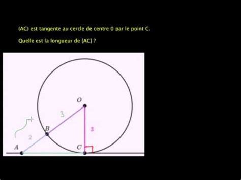 Droite Tangente Et Rayon Vid O Cercle Khan Academy