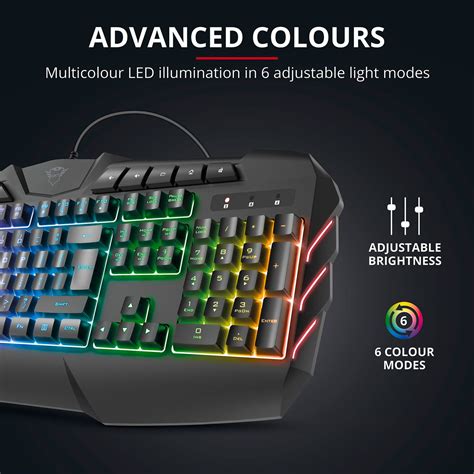 Trust Trust Gxt Odyss Semi Mechanical Keyboard Pc