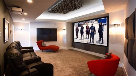 Great Looking Home Theater Project By Hanson Audio Video Housetrends