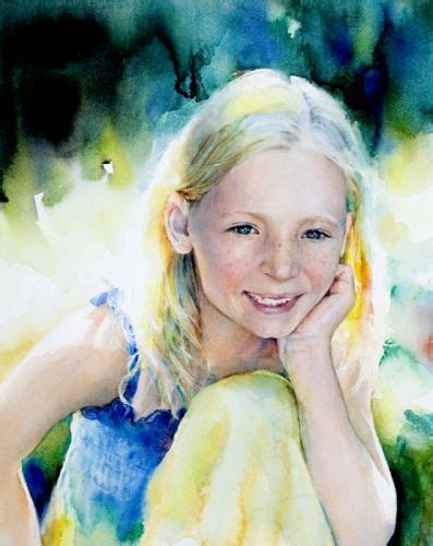 Watercolor portrait | Watercolor portraits, Portrait art, Painting