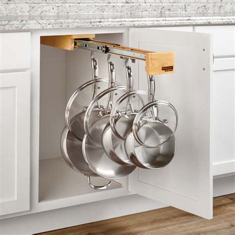 Rev A Shelf Glideware Pull Out Base Cabinet Organizer W Adjustable