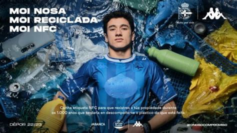 Nova Camisa Ecológica Do La Coruña 2023 Kappa Mdf