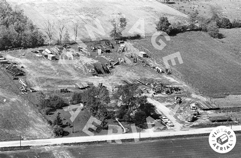 Vintage Aerial Ohio Morrow County Smo