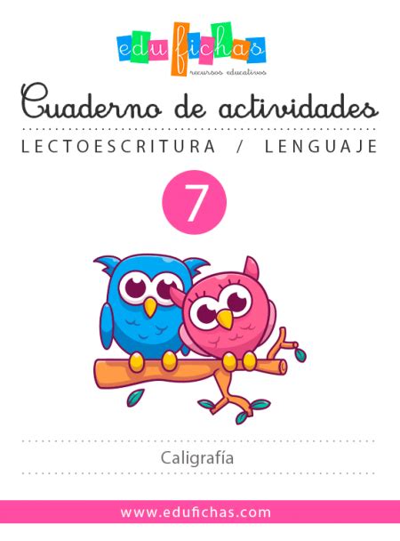 Caligrafía para niños Descargar Cuaderno para Imprimir PDF