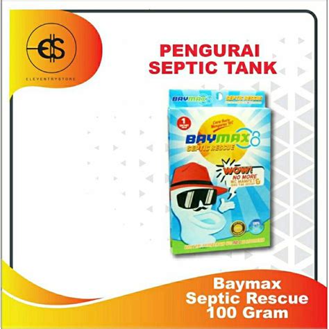 Jual Baymax Septic Rescue Gram Solusi Wc Mampet Dan Bau Tak Sedap