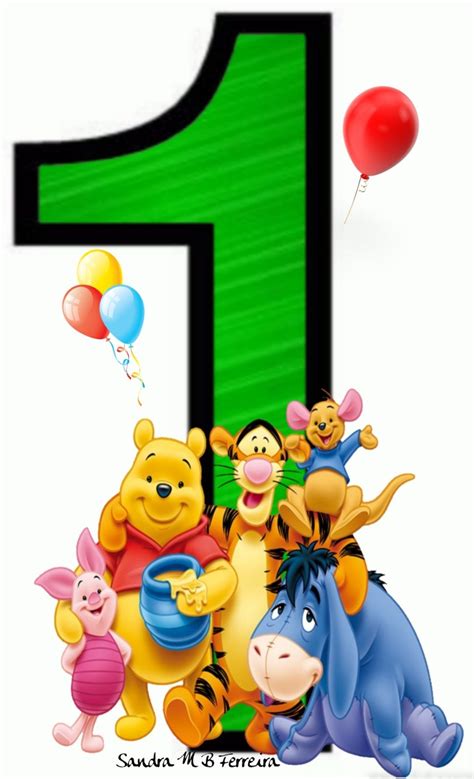 Winnie The Pooh Birthday Party Clipart