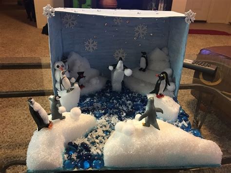 Pin By Kelly Pelfrey On Penguin Habitat Diorama Projects Habitats