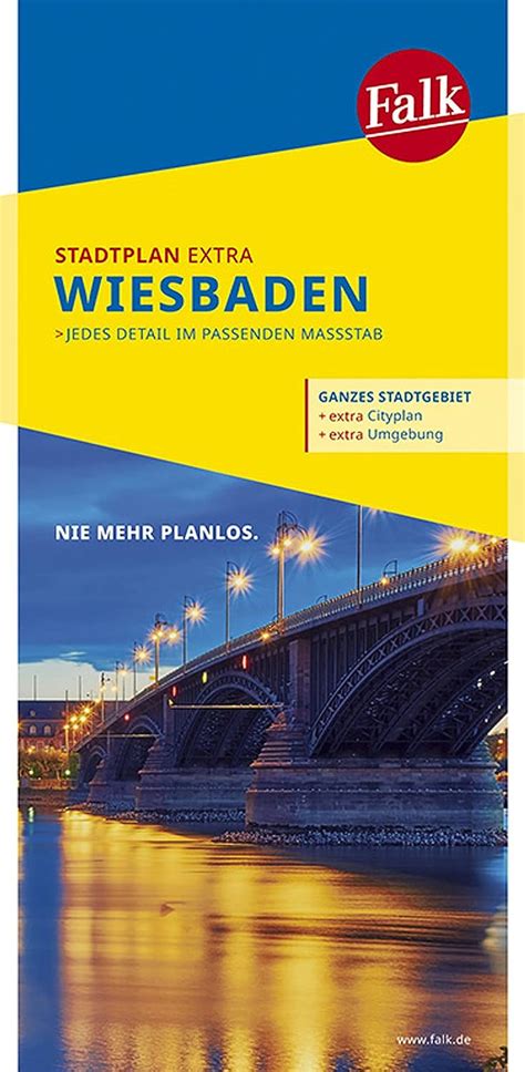 Falk Stadtplan Extra Wiesbaden 1 20 000 Mit Ortsteilen Von Eltville