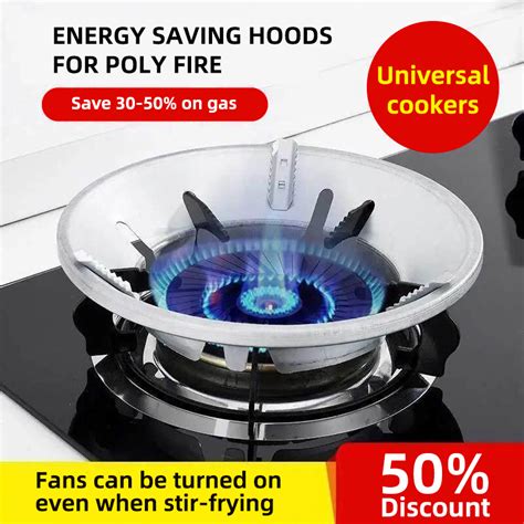 1pc Windproof Gas Hood Cover Energy Saving Gather Fire Stove Windshield 独特な