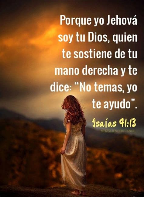 Isaías 41 13 Palabra de dios biblia Refranes cristianos Versículos