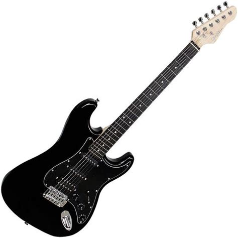 Guitarra Elétrica Stratocaster Giannini G101 BK BK Preto Guitarra