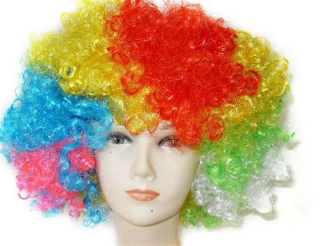 Clown wig | Clown wig, Wigs, Curly wigs