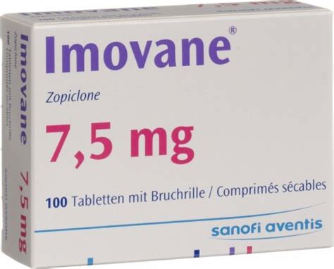 Imovane Tabletten Mg St Ck In Der Adler Apotheke