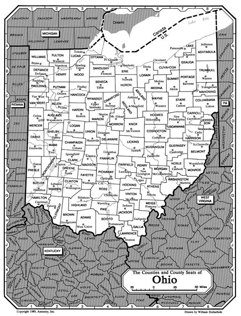 Map of Ohio - Rootsweb