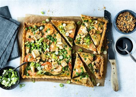 Asian Style Quiche Met Garnalen Eatertainment Eatertainment