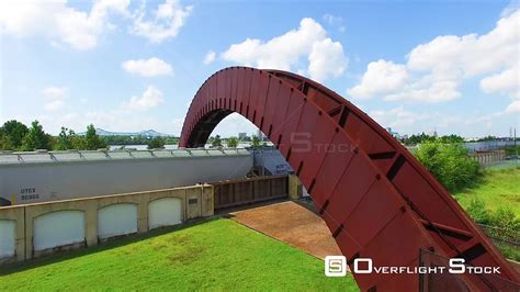 Overflightstock The Bridge Nicknamed The Rusty Rainbow In Crescent