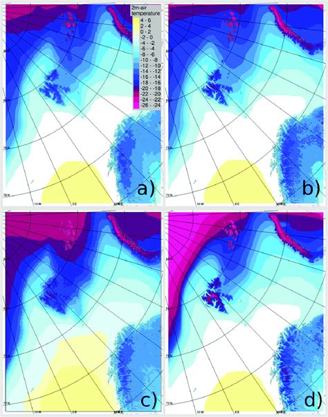 Forecast Average Of M Air Temperature For A Ifs Hres B