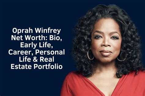 Oprah Winfrey Net Worth 2024 Bio Early Life Career Personal Life