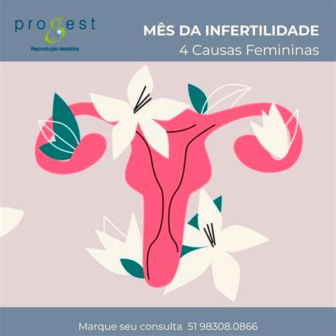 4 causas da infertilidade feminina Clínica Progest Reprodução Assistida