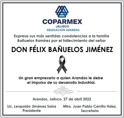 Fallece Don Félix Bañuelos Jiménez el padre de la industria moderna de