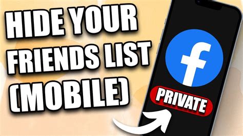 How To Private Friend List On Facebook Youtube