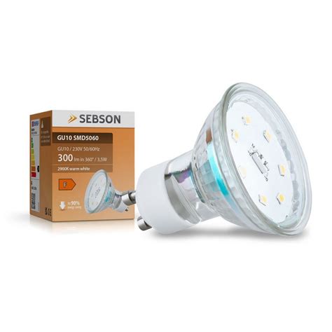 Sebson Led Leuchtmittel Led Lampe Gu10 Warmweiß 3 5w 300 Lumen Strahler