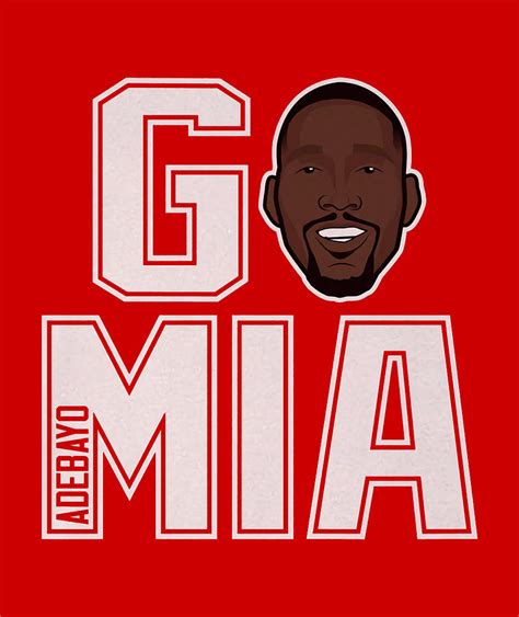 Bam Adebayo Go Mia Digital Art By Kelvin Kent Pixels