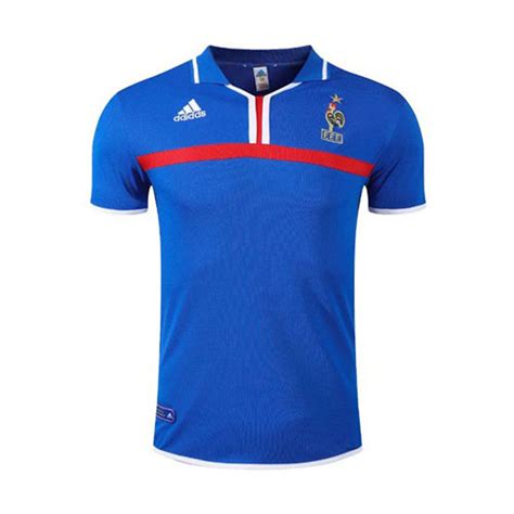 France Retro Soccer Jersey Home Replica Eurp Cup Soccer Jersey