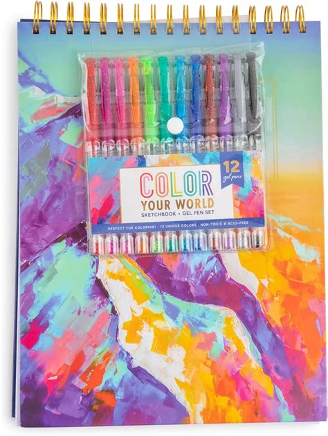 amazoncom scribble scribe gel pens mountain multicolor    paper