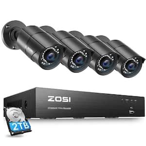 Zosi K Uhd Channel Tb Poe Nvr Security Camera System With Mp