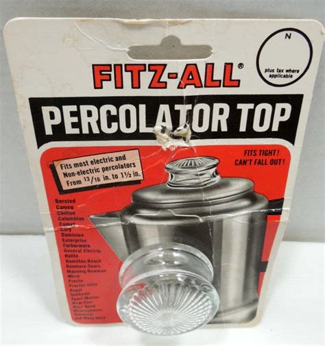 Fitz All Percolator Top Percolator Replacement Glass Top Hamiton