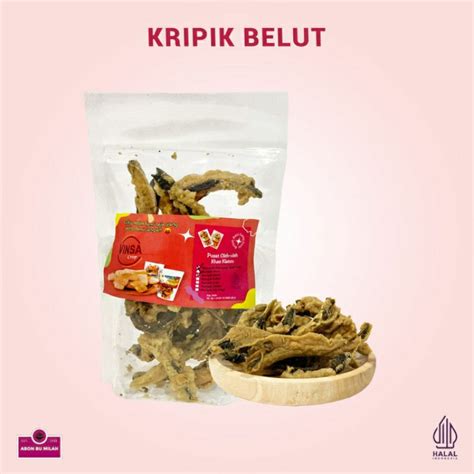 Jual Abon Bu Milah X Vinsa Crisp Keripik Belut Murah Khas Klaten