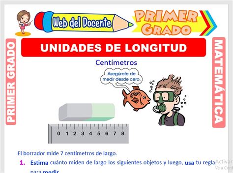 Unidades De Longitud Para Primer Grado De Primaria Web Del Docente