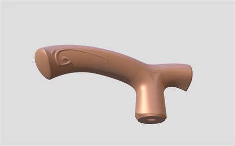 Walking Stick Handle 3d Model 3d Printable Cgtrader