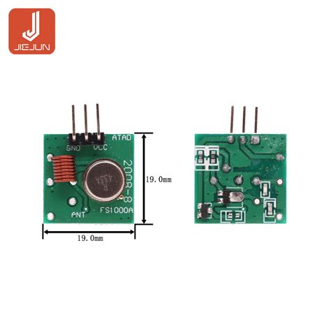 Smart Electronics 433mhz Rf Transmitter And Receiver Module Link Kit