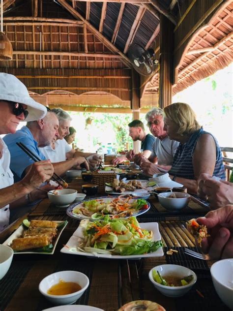 Local Market Bamboo Basket Boat Crabs Fishing Cooking Class Hoi