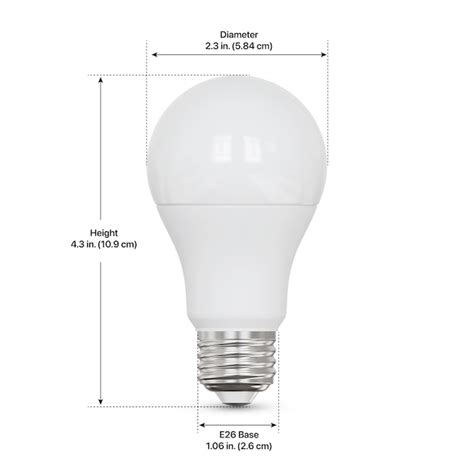 Feit Electric Smart 60 Watt Eq A19 Tunable White E26 Dimmable Smart Led General Purpose Light