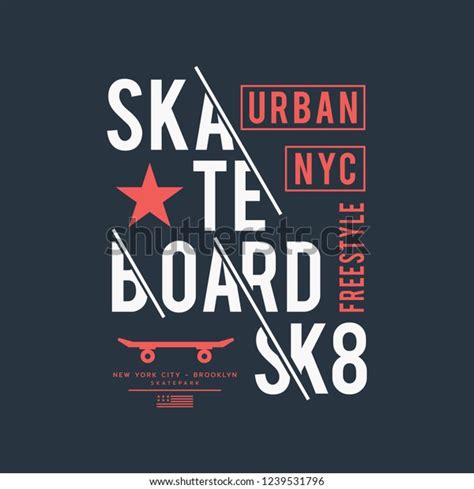 Ilustración vectorial sobre el tema del skateboarding y el skateboard