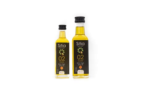 Extra virgin olive oil P.D.O. Sitia 0.2 60ml glass black edition ...